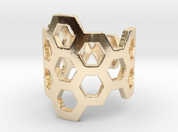 Polyaromatic Hydrocarbon Ring (Size 5.5) 3d printed