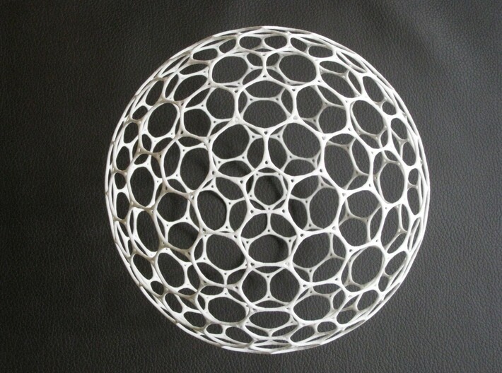 Geosphere ball 15cm holes 3d printed