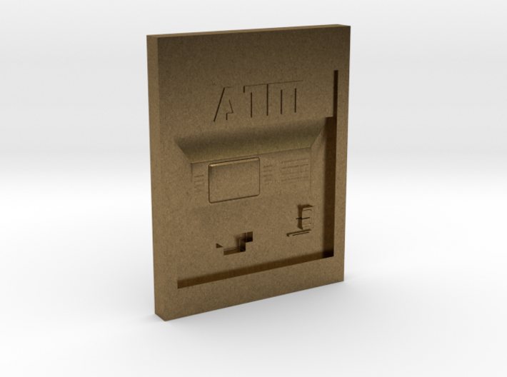 Contemporary ATM for 4&quot; Figures 3d printed
