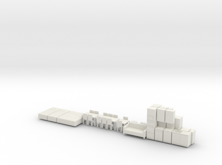Architecture Models Furnitures - 1:50 scale - AT 3d printed