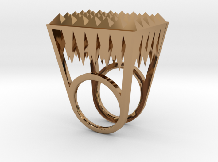 RockStone - ring size 8 3d printed