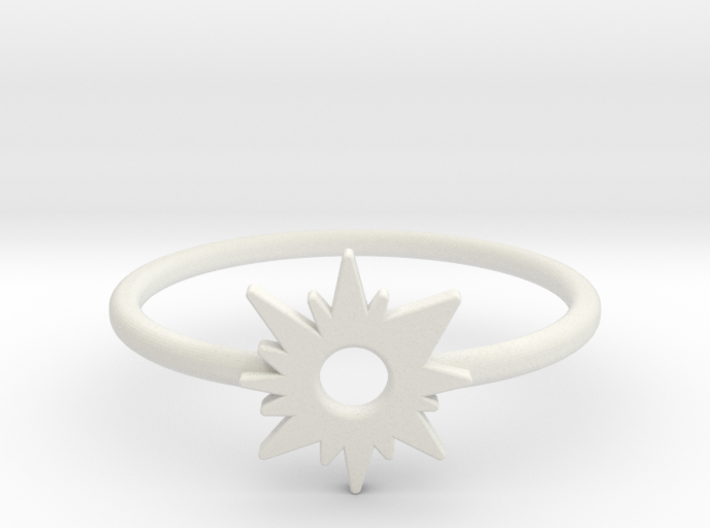 Sun Midi Ring 3d printed