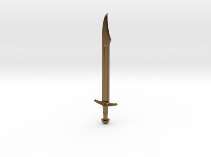 Falchion Sword 3d printed