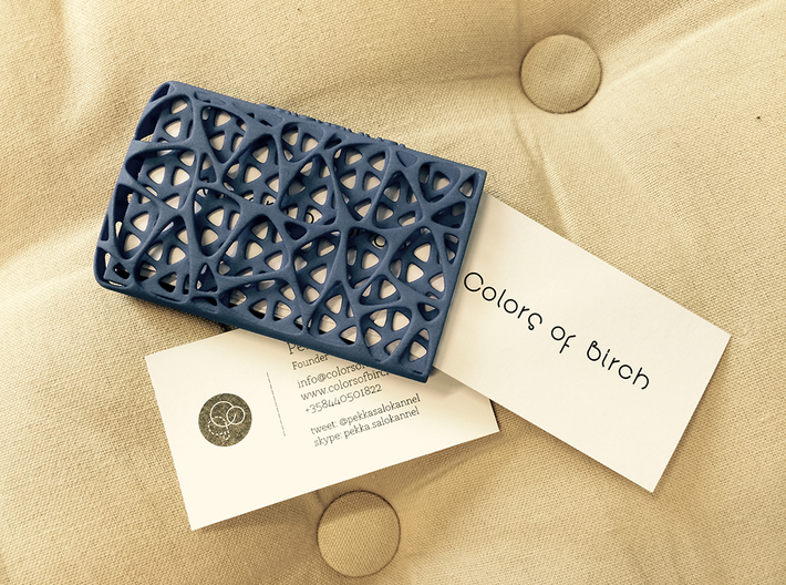 Business card case -Network 3d printed networking and organic growth