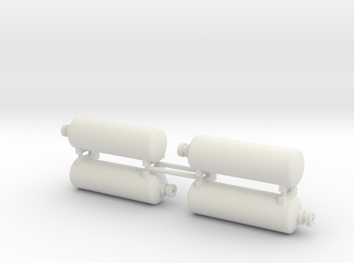 DODX Air Tank - Set of 4 (1:29 scale) 3d printed