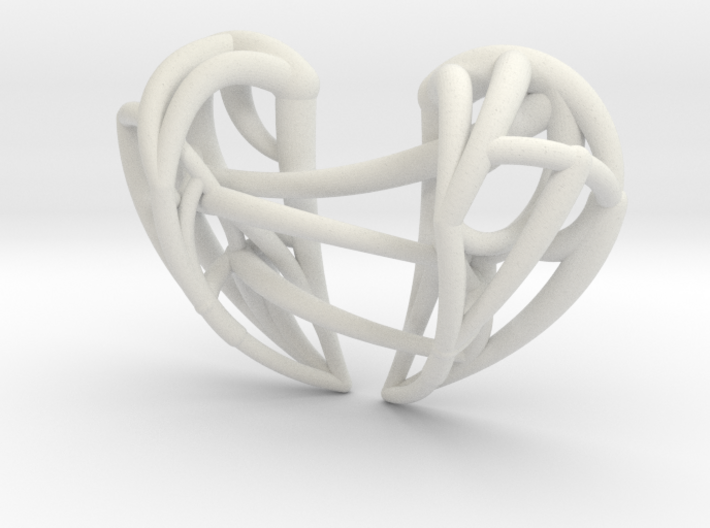 Healing Heart Pendant 3d printed