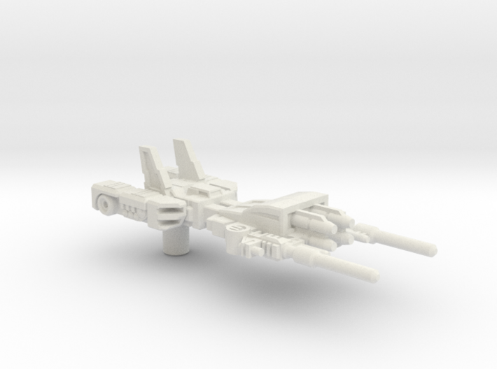 SixShot in Weapon Mode 5mm Weapon (2.5 inch) 3d printed