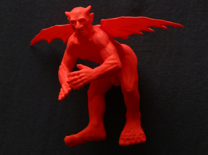 Flying devil 3d printed flying devil ornament action figure (Christmas)