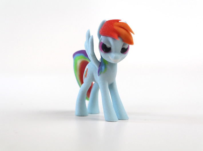 My Little Pony - Rainbow Dash (≈75mm tall) 3d printed