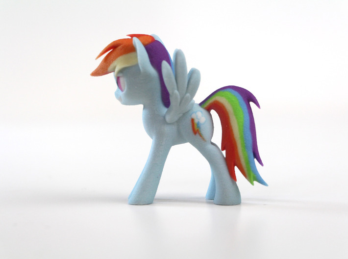 My Little Pony - Rainbow Dash (≈75mm tall) 3d printed 