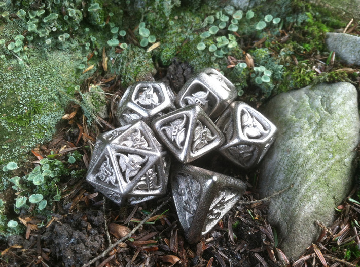 Tengwar Elvish D10 (Numbered 0-9) 3d printed 