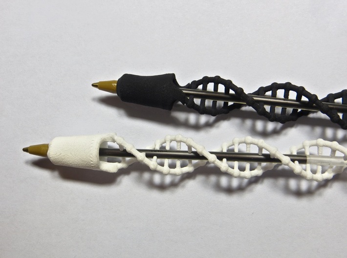 Transfer 3d printed In White and Black strong and flexible materials