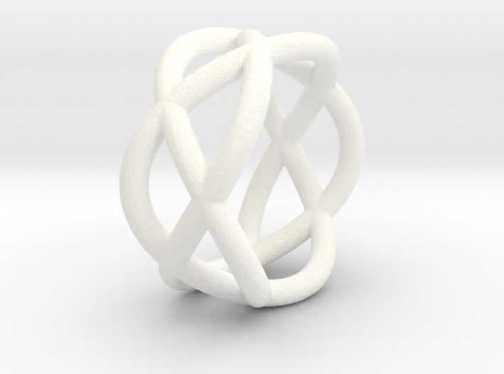Napkin Ring Pretzel 3d printed