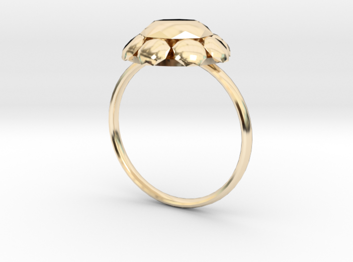 Diamond Ring US Size 8 5/8 UK Size R 3d printed