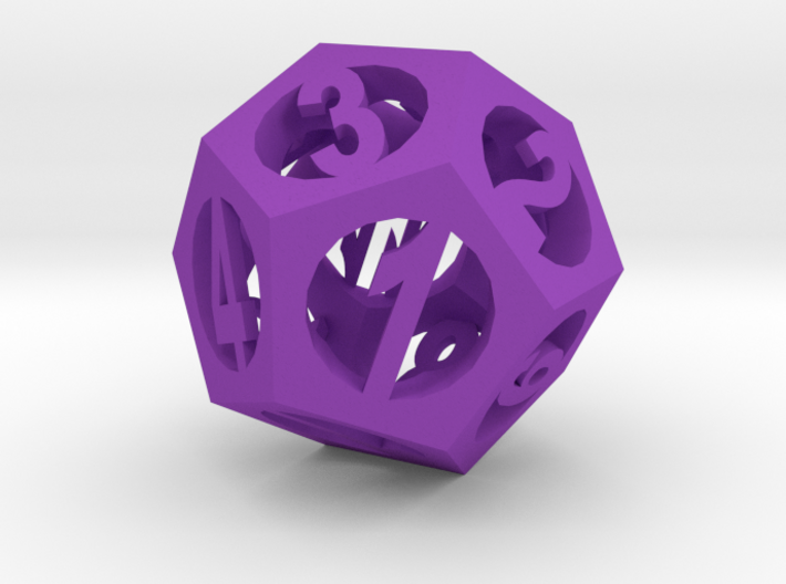 Pendant -dodecahedron2 3d printed