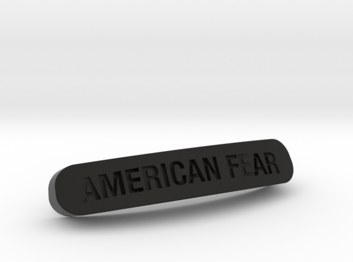 AMERICAN FEAR Nameplate for SteelSeries Rival 3d printed