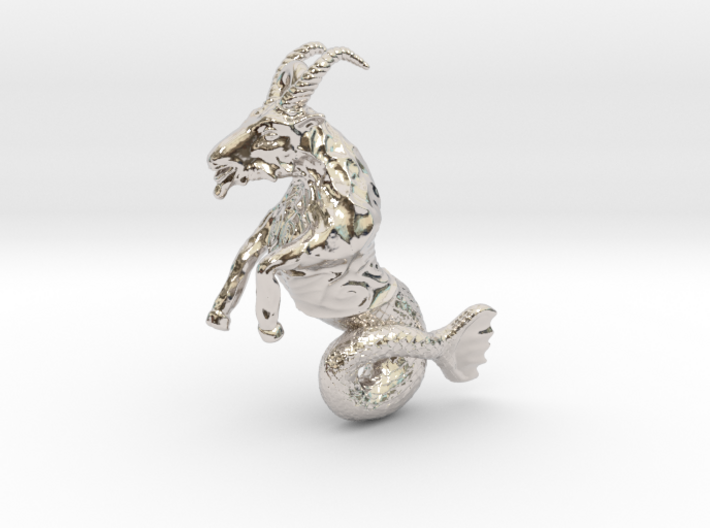 Capricorn Pendant - 2.6cm 3d printed