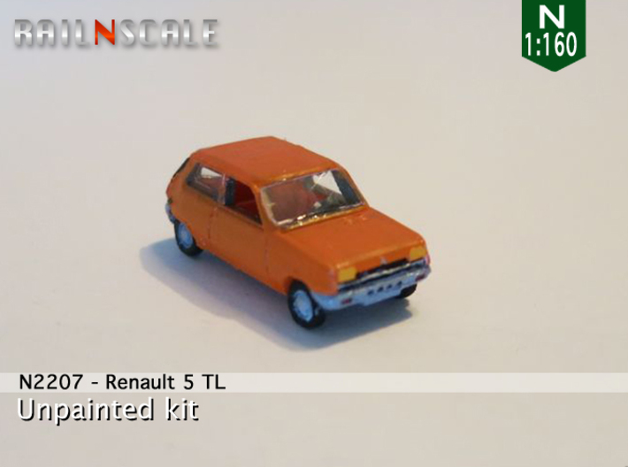 Renault 5 TL (N 1:160) 3d printed