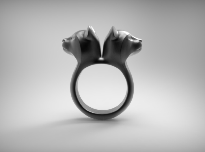 Bobcat Ring 3d printed 