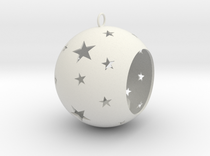 Christmas Bauble Tealight Stars 3d printed