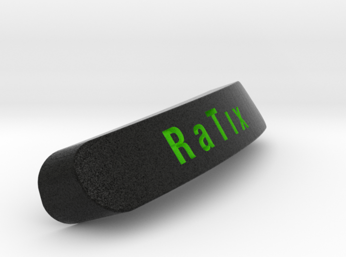 R A T ı X Nameplate for SteelSeries Rival 3d printed
