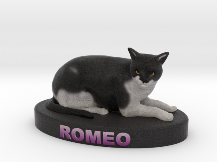 Custom Cat Figurine - Romeo 3d printed
