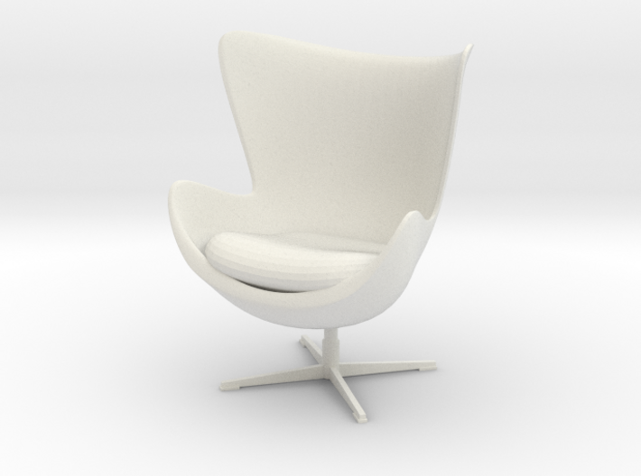 Egg Chair by Arne Jacobsen 3d printed