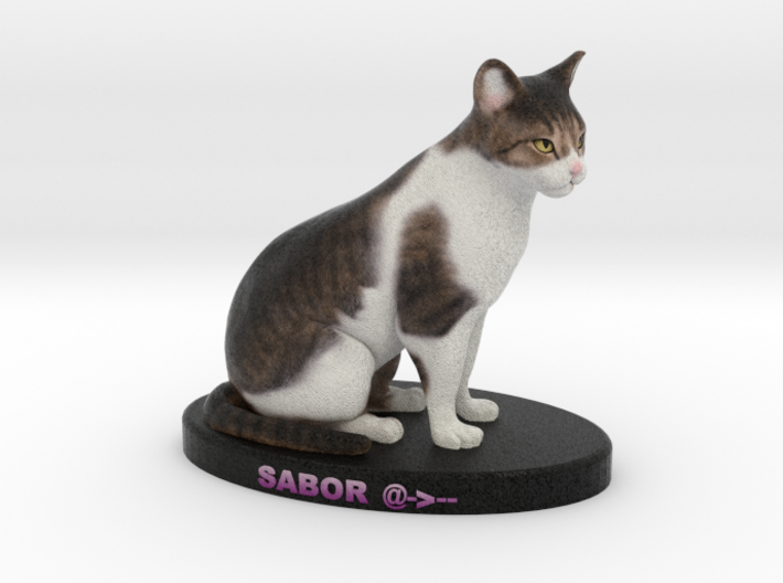 Custom Cat Figurine - Sabor 3d printed