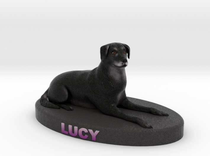 Custom Dog Figurine - Lucy 3d printed