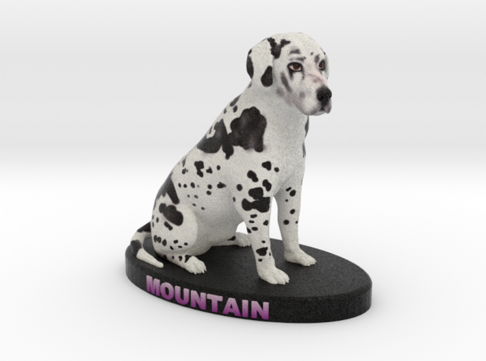 Custom Dog Figurine - Mountain 3d printed