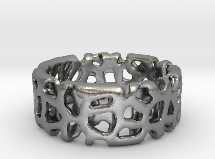 Voronoi Ultimate Man Ring 3d printed