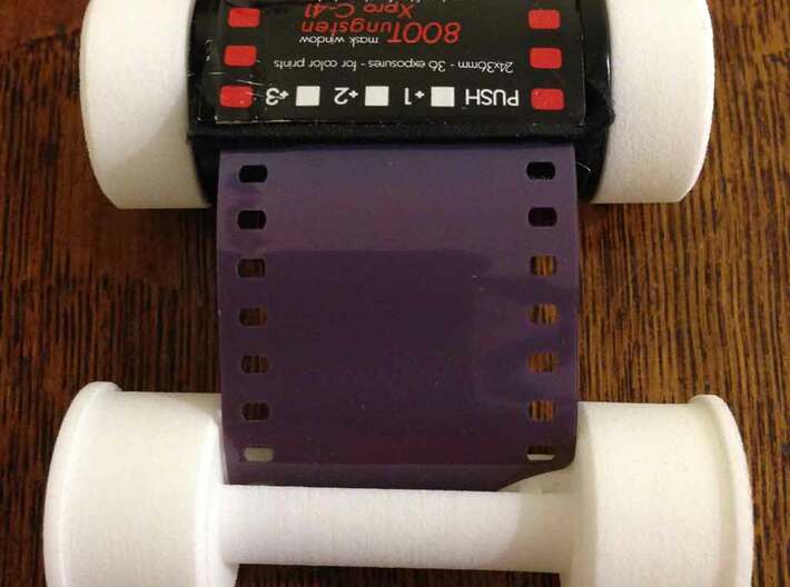 120 Takeup Spool For 35mm Film 3d printed Shapeways 120 takeup spool on bottom