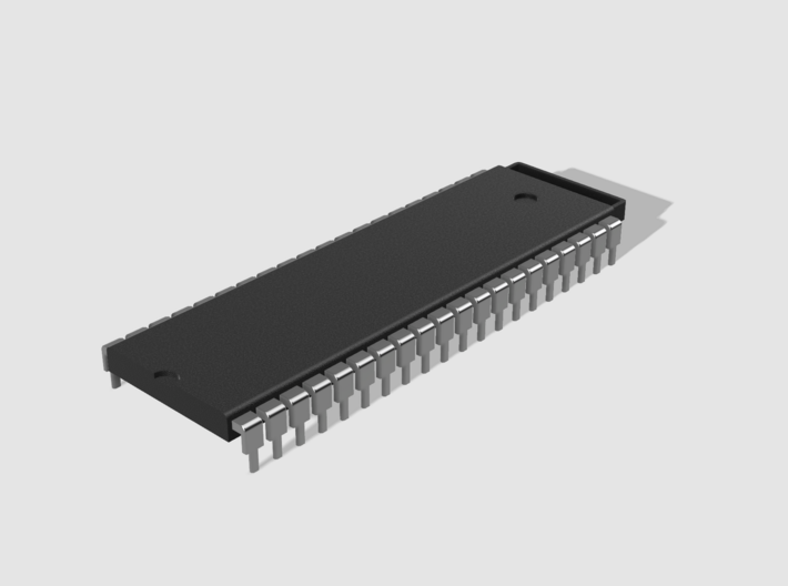40-Pin DIP IC Pendant 3d printed 
