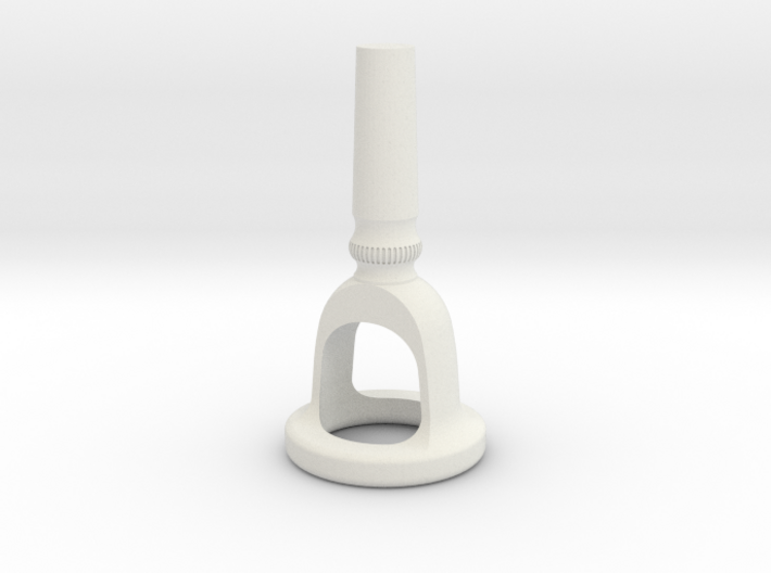 Tuba Cut-Away Mouthpiece Trainer - 1.28 Inch ID. 3d printed