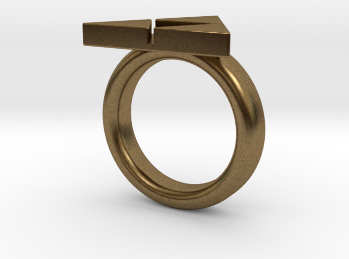 Triforce Ring - Zelda size 8(other sizes just ask) 3d printed