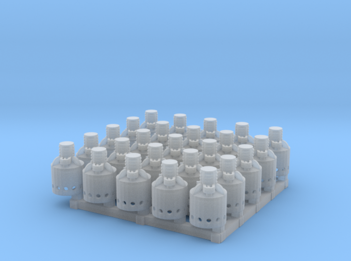HO scale Kerosene Heaters for Reefers X25 3d printed