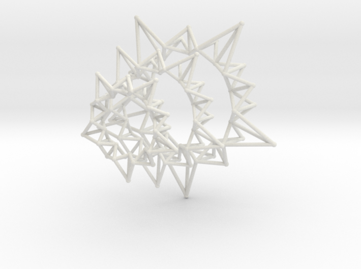 Star Rings 5 Points - 3 pack - 6cm 3d printed