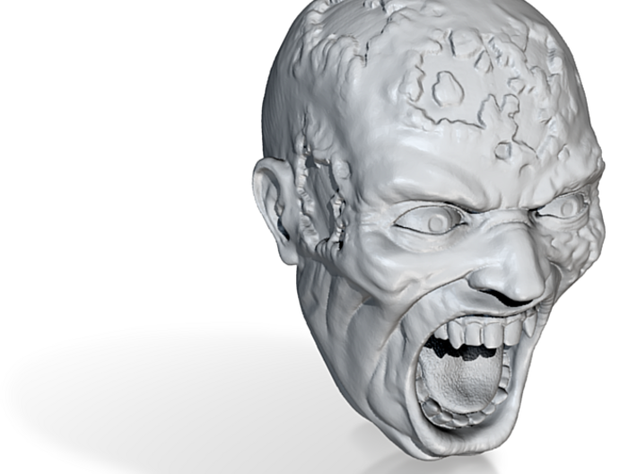 Zombie Head 3d printed