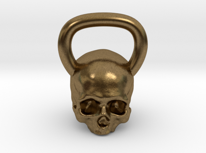 Kettlebell Skull 3d printed