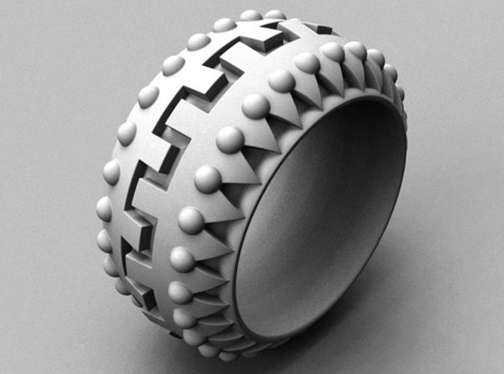 Tantra Ring - Size 11 1/2 (21.08 mm) 3d printed