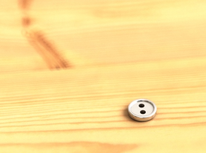 Classical button R=5mm. 3d printed