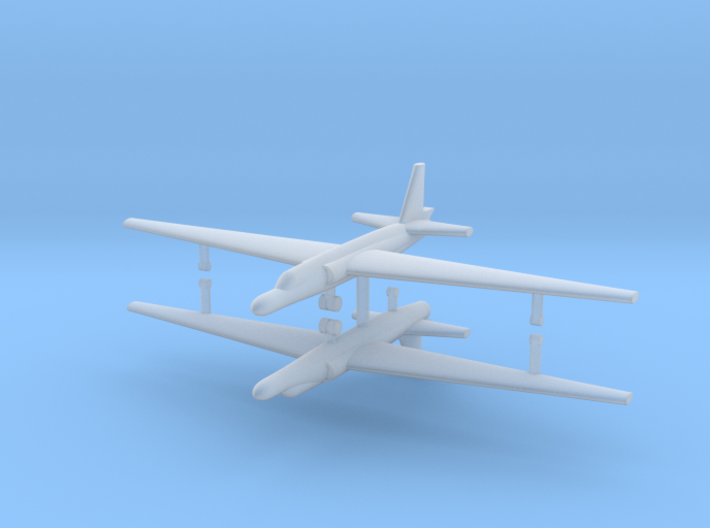 1/700 U-2A Reconnaissance Aircraft (x2) 3d printed