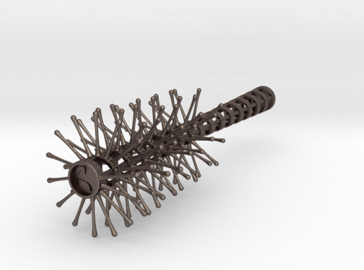 Spiral-hair brush 3d printed