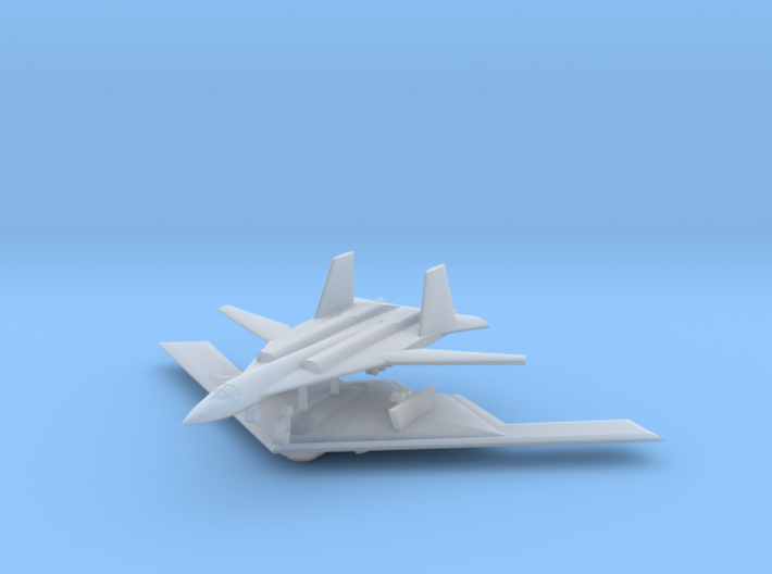 1/700 Stealth Bomber Kit (x2) 3d printed