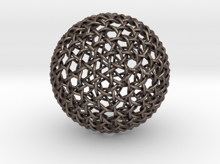 Hexa Weave Sphere 3d printed