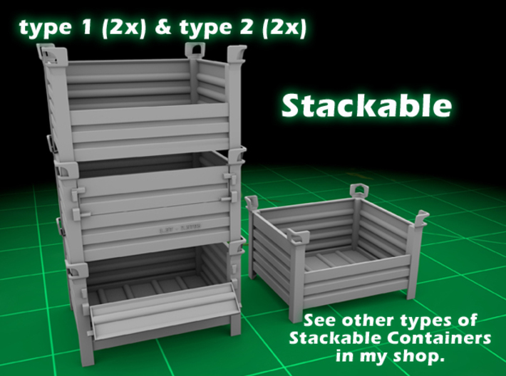 Stackable Container Set 1 3d printed 