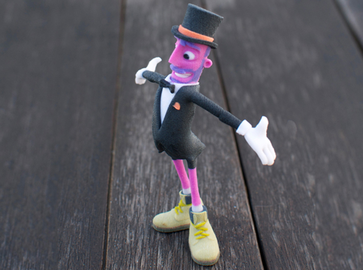 Hueman 'Quentin' Top Hat, Tails and Shorts 3d printed 