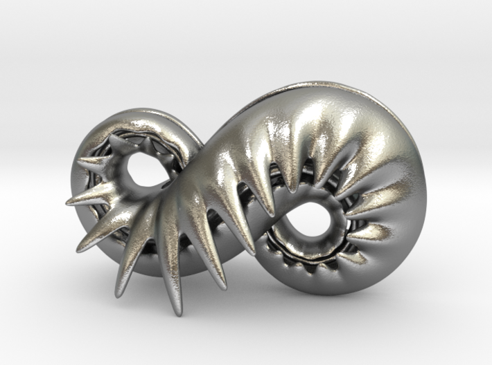 Ether Murex (shiny metals) 3d printed