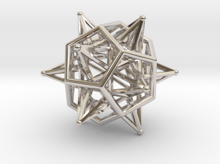 Dodeca Star Icoso Wire 4cm 3d printed