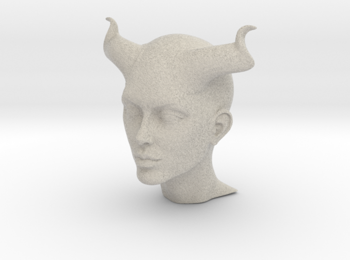 Beautiful Devil face 3d printed